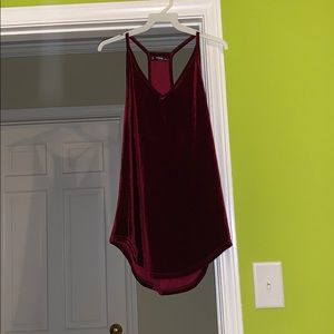 Red Velvet Tank Top